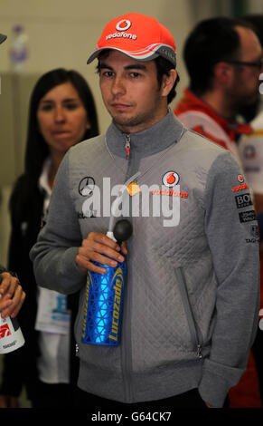 Auto - Formel-1-Autorennen - großer Preis von Spanien - Renntag - Circuit de Catalunya. McLaren Mercedes Sergio Perez beim Grand Prix von Spanien auf dem Circuit de Catalunya, Barcelona, Spanien. Stockfoto
