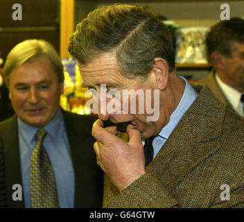 Prince Of Wales besucht Tetbury Stockfoto