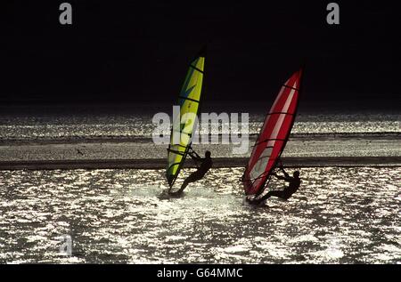 Windsurfen Stockfoto