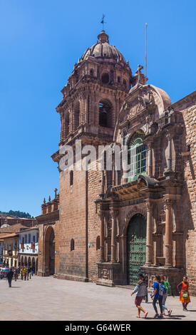 Basilica Menor Merced auf Mantas Straße in Cusco, Peru Stockfoto