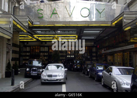 Das Savoy Hotel Stockfoto