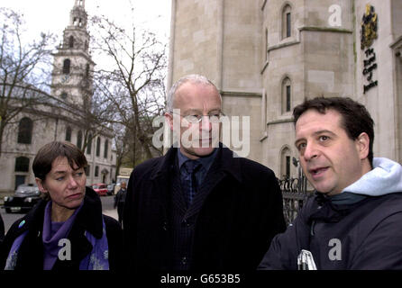 Mark Thomas - nukleare Abrüstung Protest Stockfoto