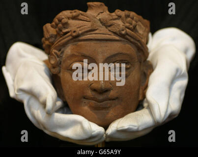 Sothebys Auktion Kunst Gandharan Stockfoto