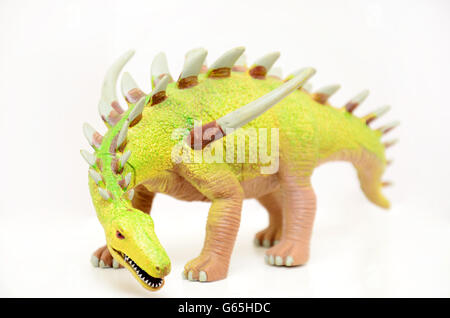 Dinosaurier Spielzeug spielen Stockfoto