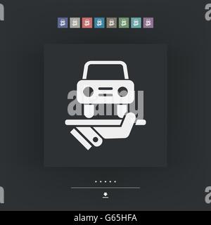 Autodienst Stock Vektor