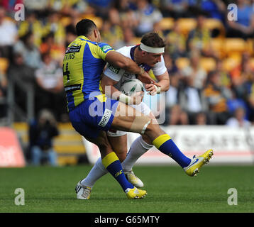 Rugby League - Super League - Warrington Wolves V Salford Stadt-Rottöne - Halliwell Jones Stadium Stockfoto