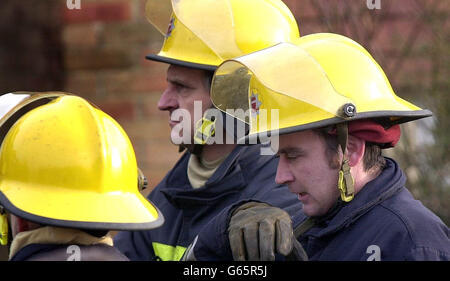 Crowborough - Hausbrand Stockfoto