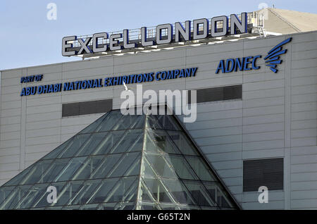 Royal Victoria Docks - Lager Stockfoto