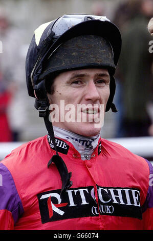 Tony McCoy. Jockey Tony McCoy in Chepstow. Stockfoto