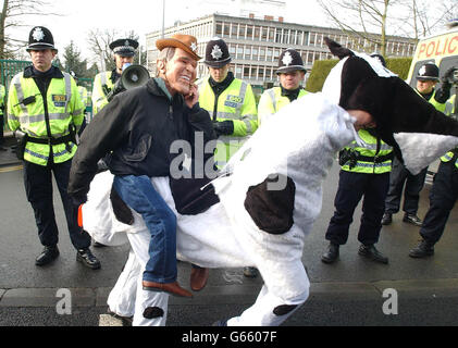 Irak-Krieg-Proteste in Northwood Stockfoto