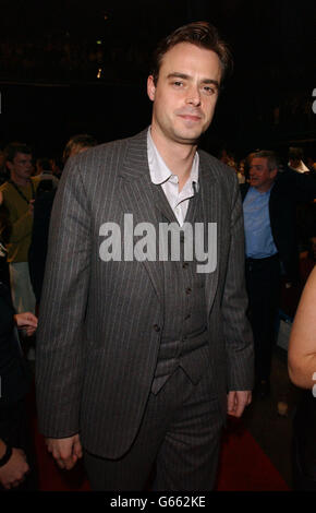 Schauspieler und TV-Moderator Jamie Theakston während der Brown Thomas International Fashion Show am Point in Dublin. Stockfoto