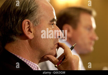 Tim Lamm - Pressekonferenz Stockfoto