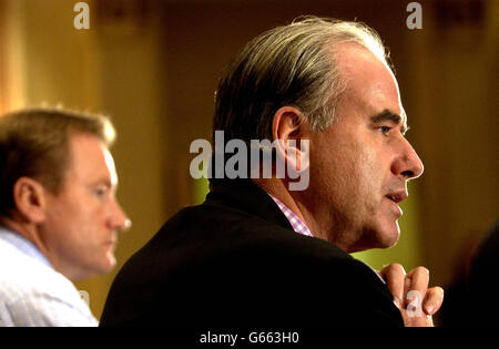 Tim Lamm - Pressekonferenz Stockfoto