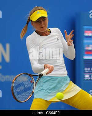 Tennis - AEGON Classic 2013 - Tag Acht - Edgbaston Priory Club. Daniela Hantuchova im Finale gegen Donna Vekic beim AEGON Classic im Edgbaston Priory, Birmingham. Stockfoto