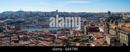 Panoramablick, Porto, Portugal Stockfoto