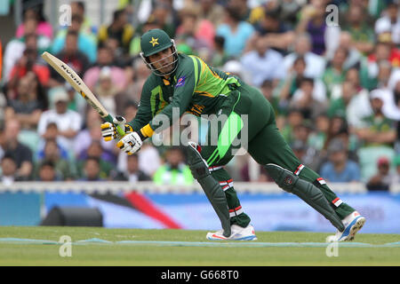 Cricket - ICC Champions Trophy - Gruppe B - Pakistan / Westindien - The Kia Oval. Misbah -ul-Haq, Pakistan Stockfoto