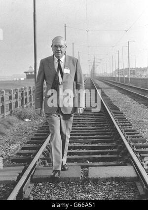 Eric Hammond, Leiter des EETPU. Stockfoto