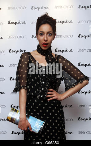 Oona Chaplin nimmt an der Jimmy Choo & Esquire London Collections: Men Opening Night Party im Loulou's in London Teil. Stockfoto