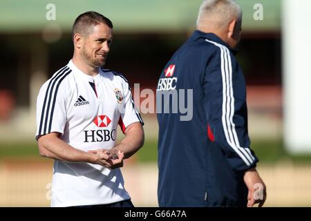 Rugby Union - 2013 British and Irish Lions Tour - British and Irish Lions Training Session - North Sydney Oval. Britische und irische Lions Shane Williams während einer Trainingseinheit im North Sydney Oval, Sydney, Australien. Stockfoto