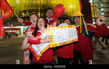 Rugby-Union - 2013 britische und irische Löwen Tour - erste Test - Australien V British and Irish Lions - Suncorp Stadium Stockfoto