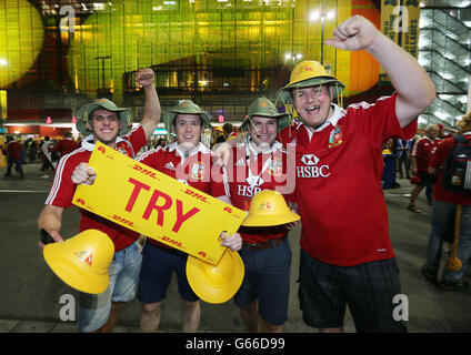 Rugby-Union - 2013 britische und irische Löwen Tour - erste Test - Australien V British and Irish Lions - Suncorp Stadium Stockfoto