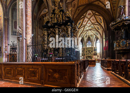 Wallfahrtskirche Kirche, St. Wolfgang Im Salzkammergut, Oberösterreich, Österreich Stockfoto