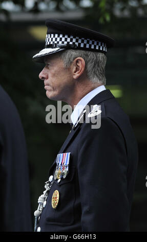 Metropolitan Police Trauerfeier - Hendon Stockfoto