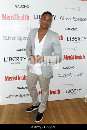 Die Oliver Spencer/Mens Health Party - London Sammlungen: Männer Stockfoto