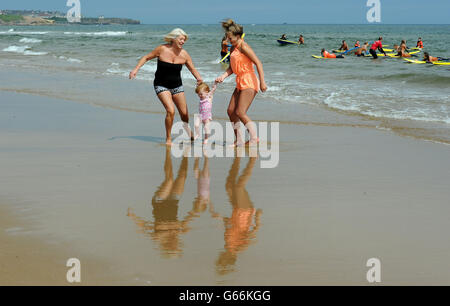 Sommerwetter Juni 18 Stockfoto