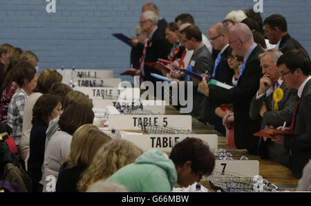 Aberdeen Donside Nachwahl Stockfoto