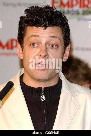 Serkis - Empire Awards Stockfoto