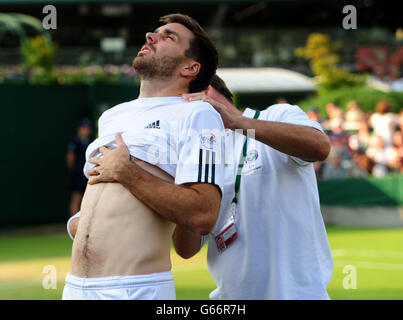 Tennis - Wimbledon Championships 2013 - Tag 3 - der All England Lawn-Tennis and Croquet Club Stockfoto