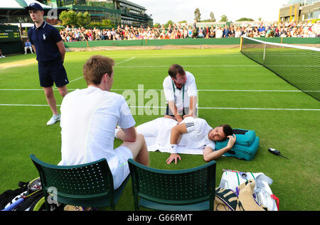 Tennis - Wimbledon Championships 2013 - Tag 3 - der All England Lawn-Tennis and Croquet Club Stockfoto