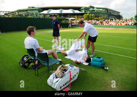 Tennis - Wimbledon Championships 2013 - Tag 3 - der All England Lawn-Tennis and Croquet Club Stockfoto