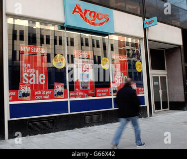 Argos & Littlewoods Fined 22,6 Millionen Stockfoto