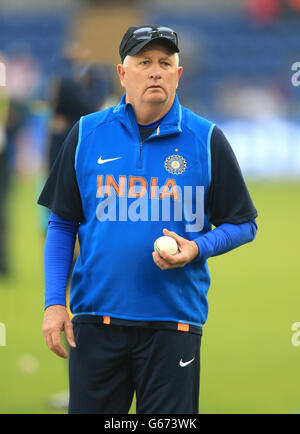 Cricket - ICC Champions Trophy - Halbfinale - Indien - Sri Lanka - SWALEC Stadium. Indiens Trainer Duncan Fletcher Stockfoto