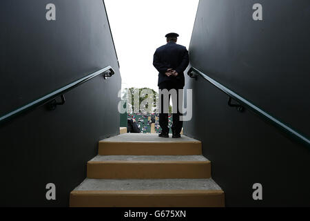 Tennis - Wimbledon Championships 2013 - Tag eins - der All England Lawn-Tennis and Croquet Club Stockfoto