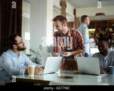 Kreativ-Team einer neuen Gesellschaft Stockfoto