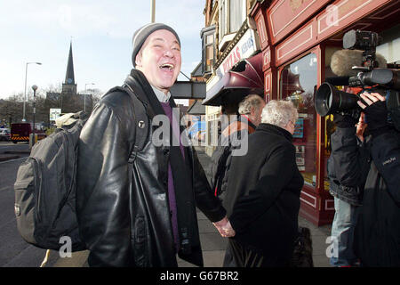 Kelly kommt bei Darlington Theater Stockfoto