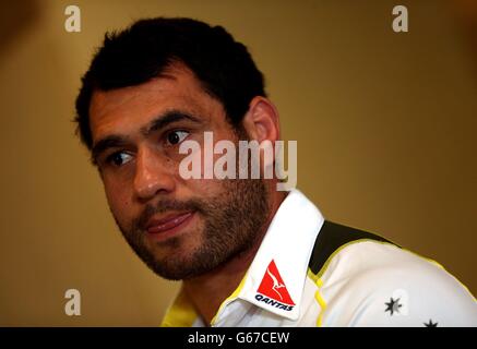 Rugby-Union - 2013 British and Irish Lions Tour - Australien-Pressekonferenz - Shangri-La Hotel Stockfoto