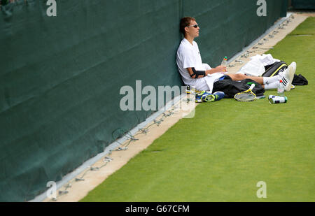 Tennis - Wimbledon Championships 2013 - Tag 10 - der All England Lawn-Tennis and Croquet Club Stockfoto