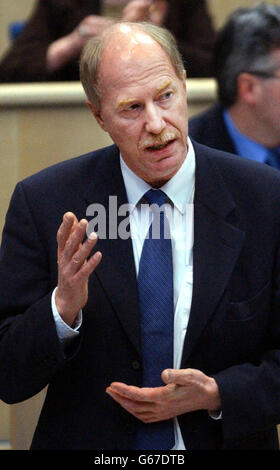 Chisholm schottische Parlament Fragestunde Stockfoto