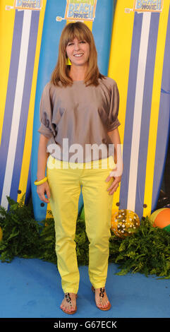 Kate Garraway nimmt an der britischen Vorführung des Disney Channel Original Movie Teen Beach Movie in Southbank, London Teil, der am 19. Juli um 18 Uhr im Disney Channel UK Premiere feiert. Stockfoto