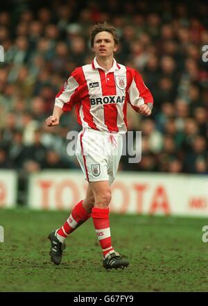 Fußball - Endsleigh League Division One - Derby County / Stoke City. Kevin Keen, Stoke City Stockfoto