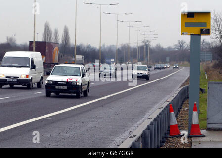 Blitzer in Essex Stockfoto