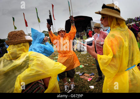 Glastonbury Festival 2013 - Tag 2 Stockfoto