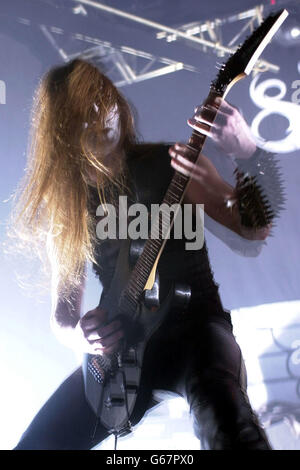 Satyricon spielen in Dublin Stockfoto