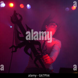 Satyricon spielen in Dublin Stockfoto