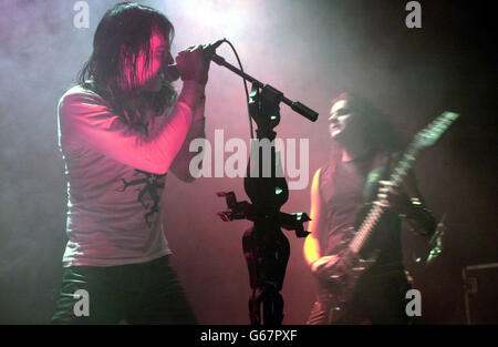 Satyricon spielen in Dublin Stockfoto