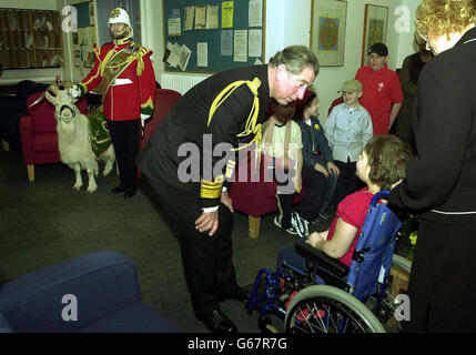 Prinz Charles Cardiff University Stockfoto